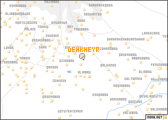 map of Deh Kheyr