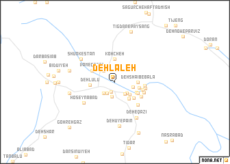 map of Deh Lāleh