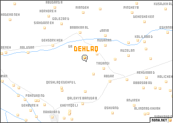 map of Dehlaq