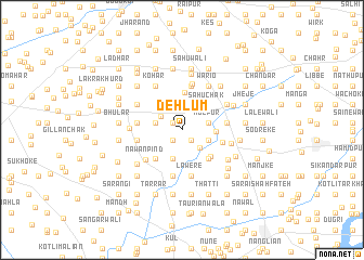 map of Dehlum