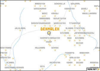 map of Dehmalek