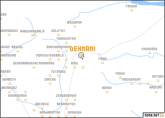 map of Deh Mamī