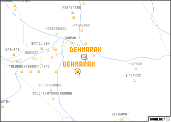 map of Deh Mārak