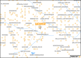 map of Deh Mīr