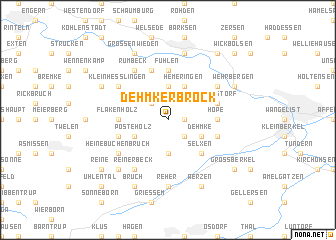 map of Dehmkerbrock