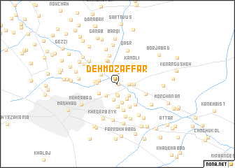 map of Deh Moz̧affar