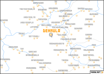 map of Deh Mūlā