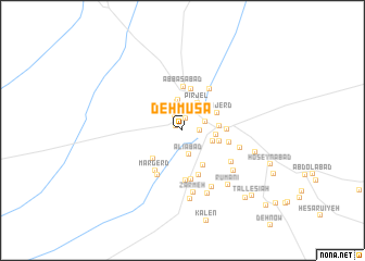 map of Deh Mūsá