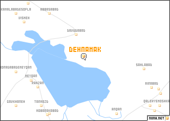 map of Deh Namak