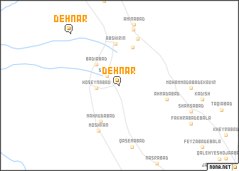 map of Dehnār