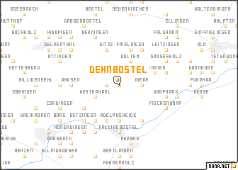 map of Dehnbostel