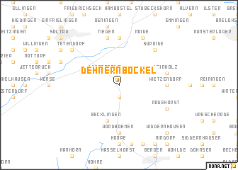 map of Dehnernbockel