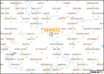 map of Dehnitz