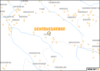 map of Deh Now-e Dārbar