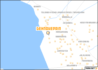 map of Deh Now-e Pā\