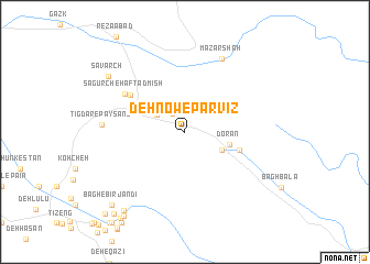 map of Deh Now-e Parvīz
