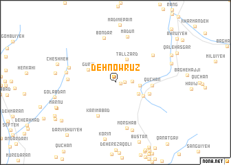 map of Deh Nowrūz