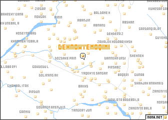 map of Deh Now-ye Moqīmī