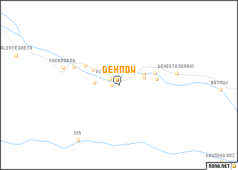 map of Deh Now