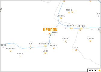 map of Deh Now