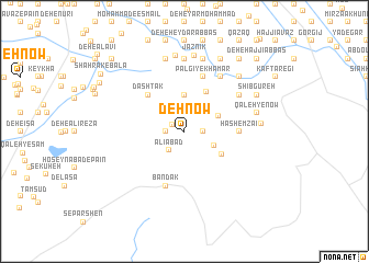 map of Deh Now