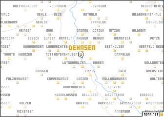 map of Dehnsen