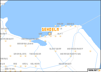 map of De Hoelm