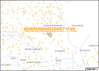 map of Deh One Hundred Ninety-five