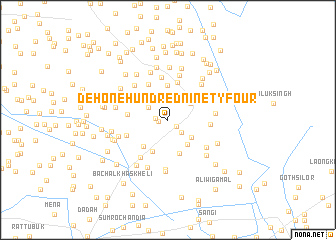 map of Deh One Hundred Ninety-four