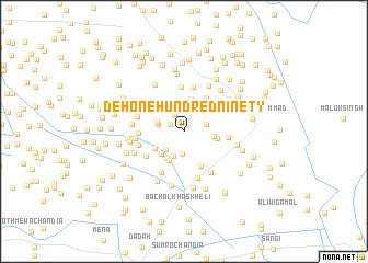 map of Deh One Hundred Ninety