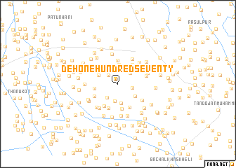 map of Deh One Hundred Seventy