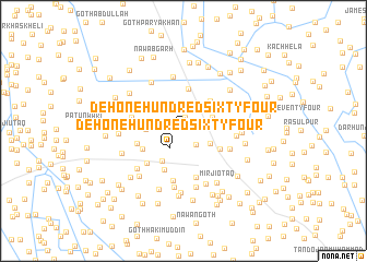 map of Deh One Hundred Sixty-four