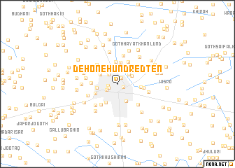 map of Deh One Hundred Ten