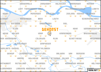 map of De Horst