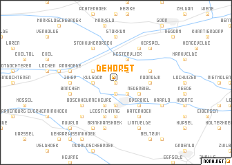 map of De Horst