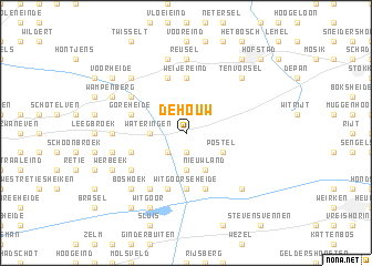 map of De Houw