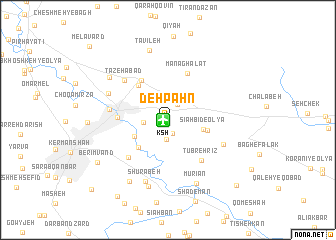 map of Deh Pahn