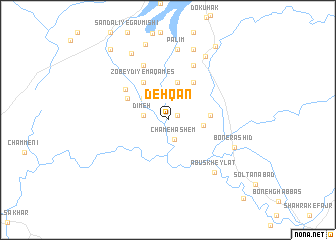 map of Dehqān