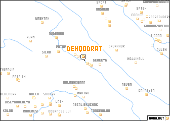 map of Deh Qodrat