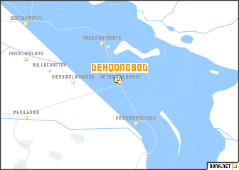 map of Dehqonobod