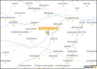 map of Dehrashīd