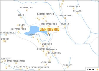 map of Deh Rashīd