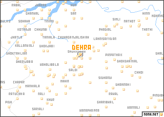 map of Dehra
