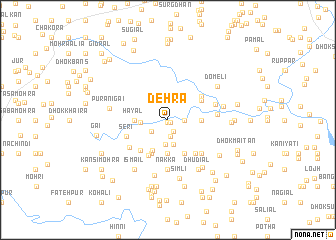 map of Dehra