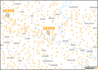 map of Dehra