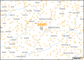 map of Dehri