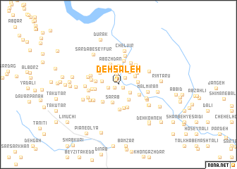 map of Deh Şāleḩ