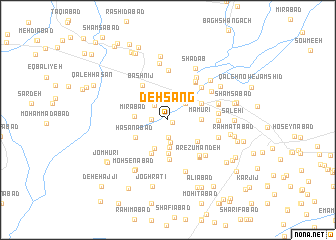 map of Deh Sang