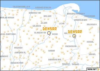 map of Deh Sar
