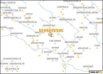 map of Deh Sereshk